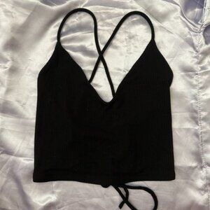 Garage Criss Cross Open Back Tank Top